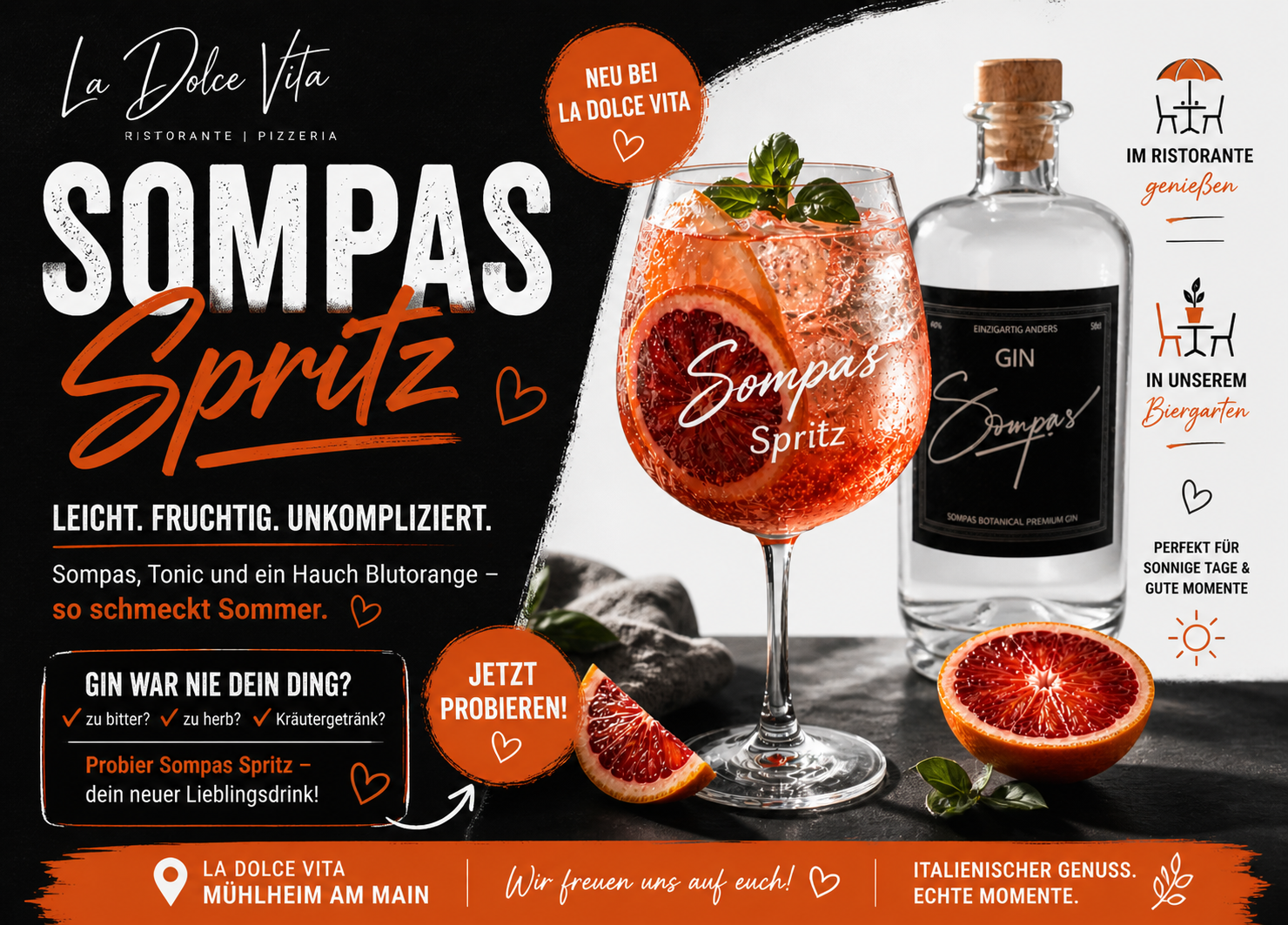 Sompas Spritz Aktion Mai La Dolce Vita Mühlheim